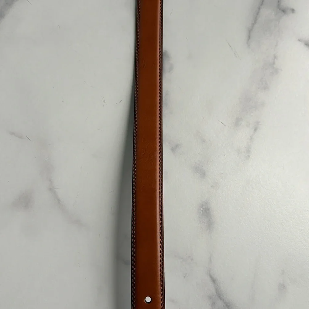 Nautica Youth Brown Belt Synthetic Leather Unisex